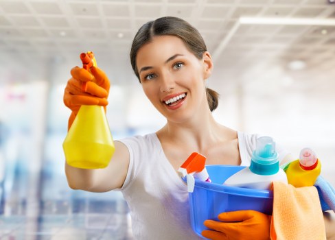 Deep cleaning a carpet in a Wimbledon property