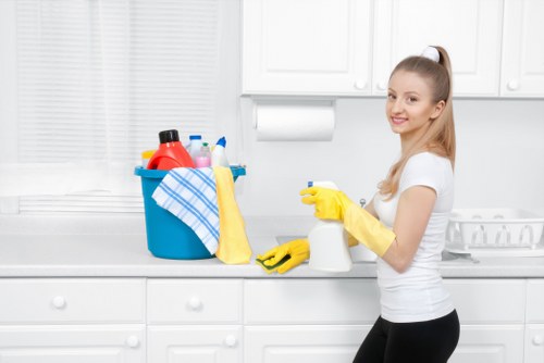 Local Wimbledon cleaners preparing a property for a detailed deep clean