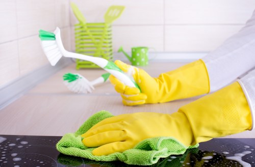 Kitchen deep clean included in Wimbledon move-out cleaning