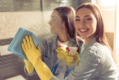 Deep cleaning tasks in a Wimbledon kitchen and living space