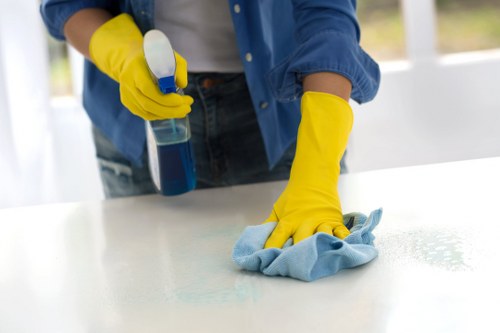Cleaning dining chairs and fabric seating in a Wimbledon property